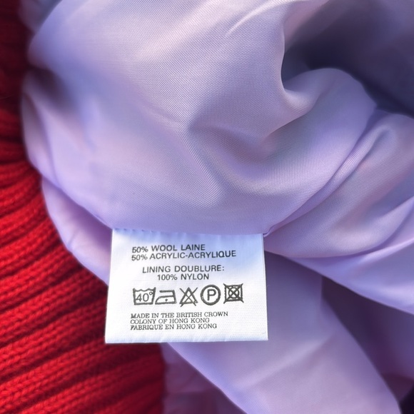 EUC Vintage SOS Sports Wear Of Sweden Heavy Knit Sweater Pullover MEDIUM - Picture 5 of 6